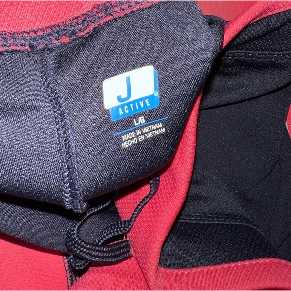 SJB Active Navy Athletic Pants with Pink and White Stripes - Picture 5 of 5